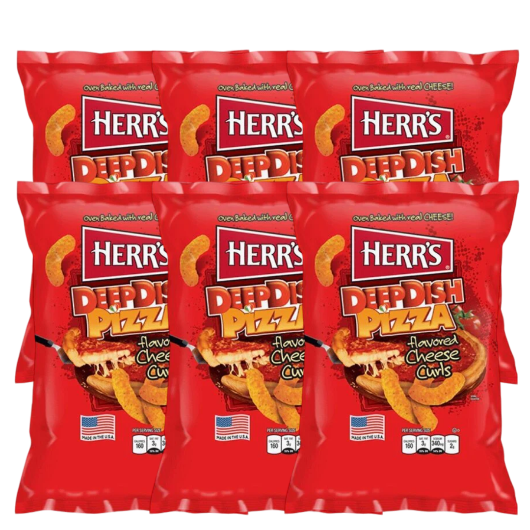 Herr's Deep Dish Pizza Cheese Curls 170g