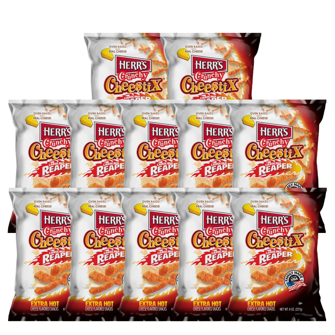 Herr´s Crunchy Cheestix Carolina Reaper 227g