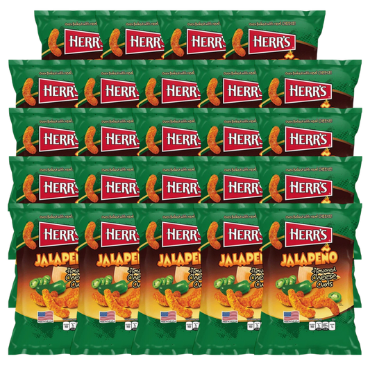 24er-Pack Herr´s Jalapeno Cheese Curls 170g