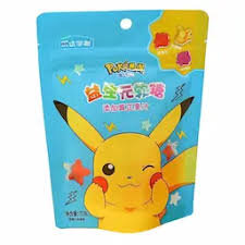 Pokemon Soft Sweets Lemon, Strawberry & Grape