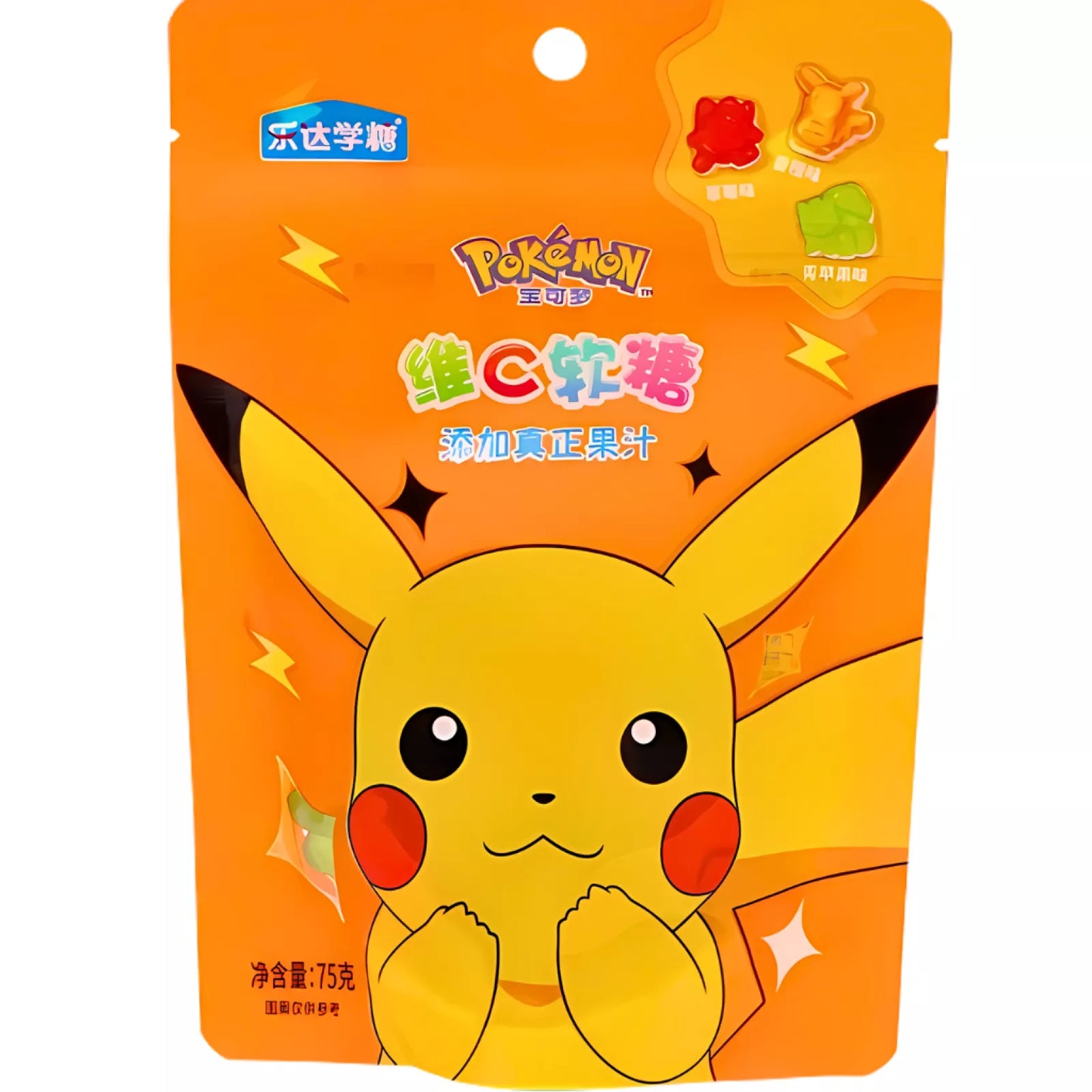 Pokemon Soft Sweets Orange, Srawberry & Green Apple