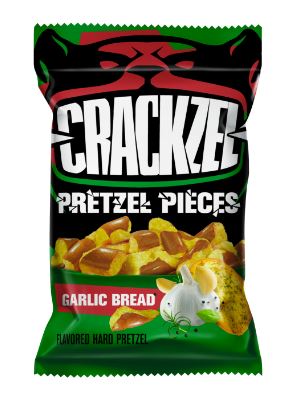 Crackzel Pretzel Pieces Garlic Bread 85g