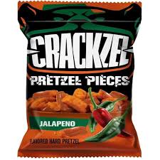 Crackzel Pretzel Pieces Jalapeno 85g