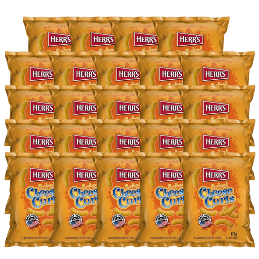 24er-Pack Herr's Baked Cheese Curls 170g