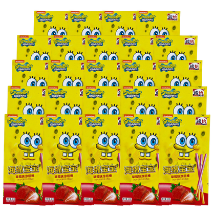 Junyi SpongeBob Pocky Erdbeergeschmack 48g