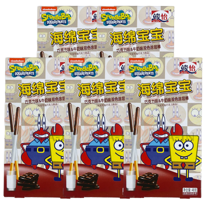 Junyi SpongeBob Pocky Schokolade, Milch 48g