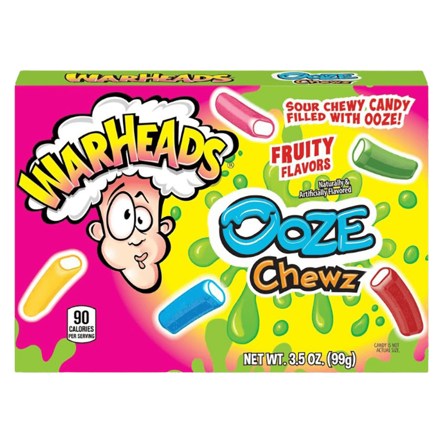 Warheads Ooze Chews Teatre Box 99g