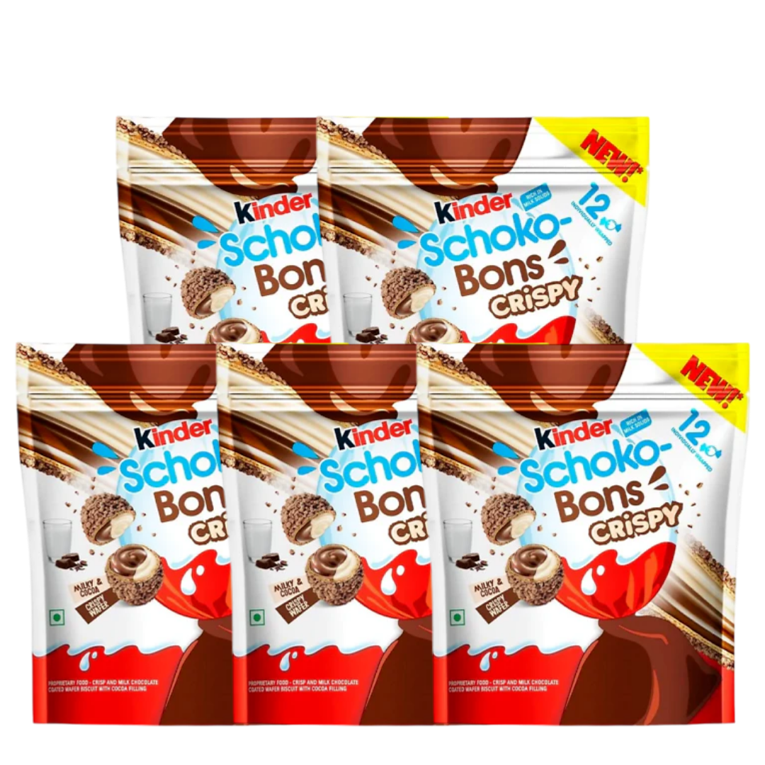 5er-Pack Kinder Schoko Bons Crispy 67.2g