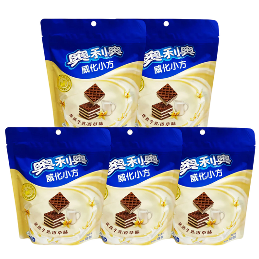 5er-Pack Oreo Wafers Vanilla Squares 42g