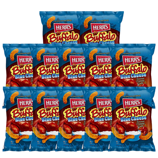 12er-Pack Herr's Buffalo Blue Cheese Curls 170g