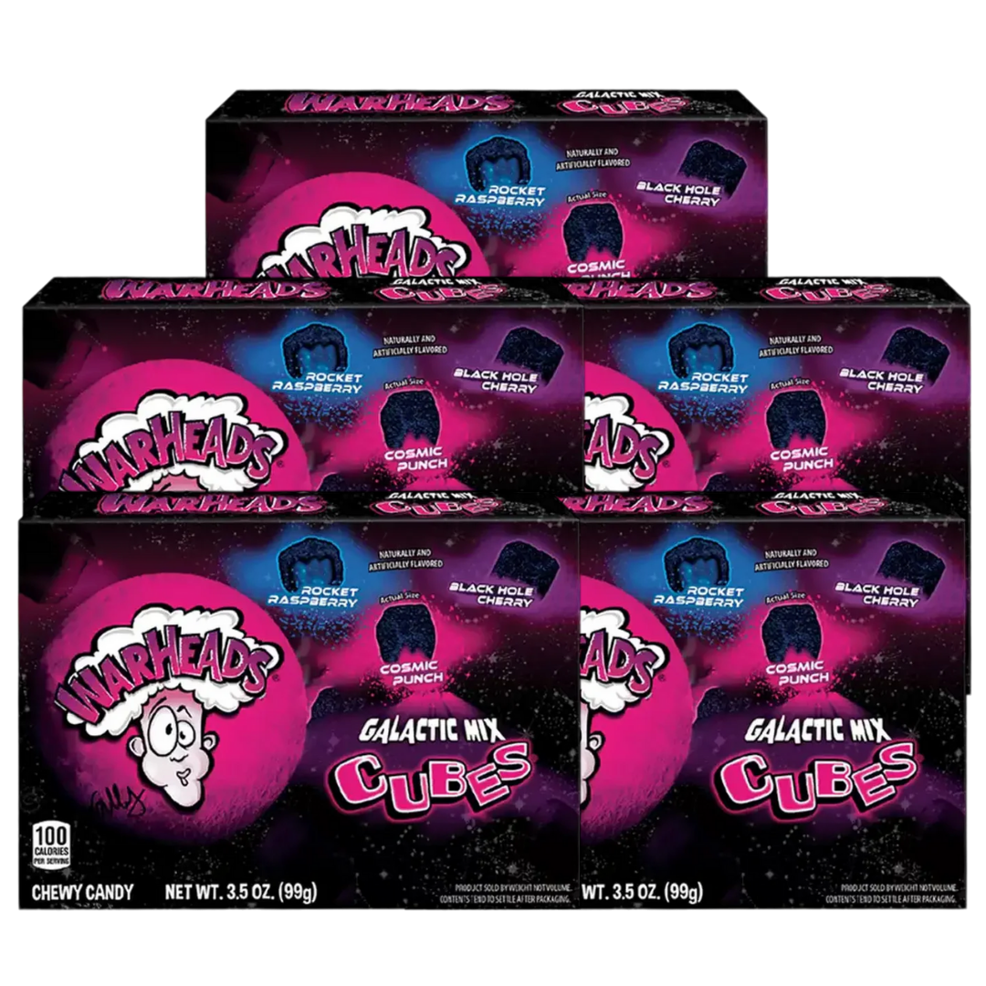 Warheads Galactic Mix Cubes 99g