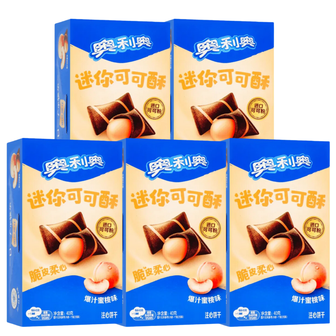 Oreo Mini Cocoa Crisp Peach 40g