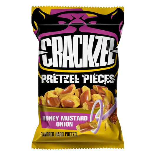 Crackzel Pretzel Pieces Honey Mustard Onion 85g