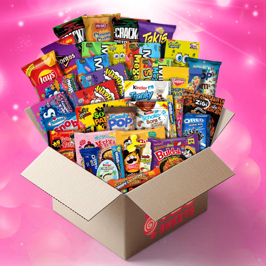 37er Candy Mystery Box | USA Süßigkeiten & Snacks Geschenkbox