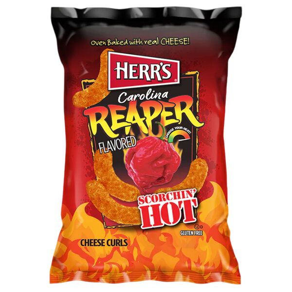 Herr's Carolina Reaper Cheese Curls 170g