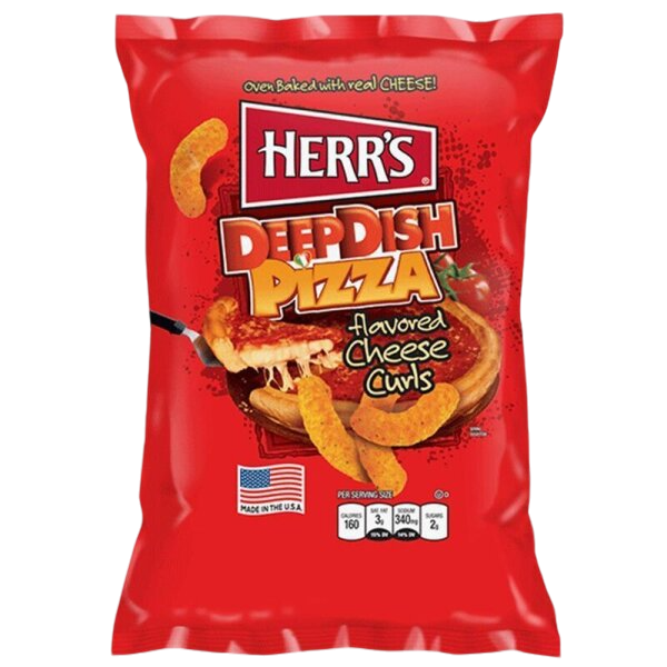 Herr's Deep Dish Pizza Cheese Curls 170g