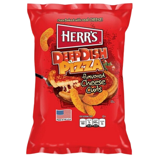 Herr's Deep Dish Pizza Cheese Curls 170g