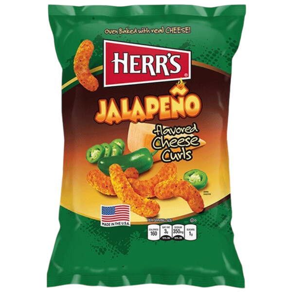 Herr´s Jalapeno Cheese Curls 170g