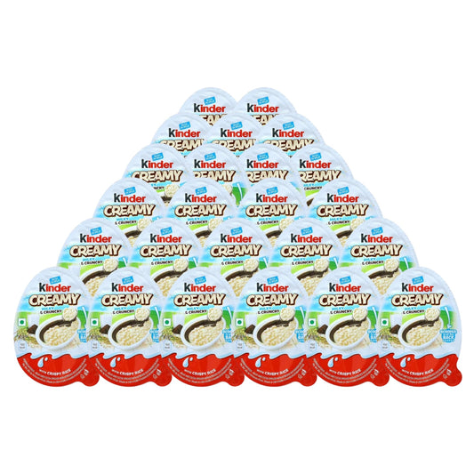 24er-Pack Kinder Creamy Milky & Crunchy 19g