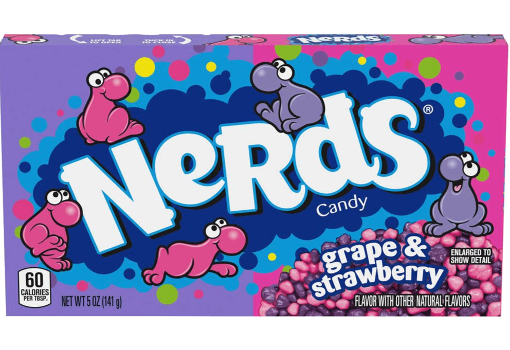 Nerds Grape - Strawberry Theater Box 141 g