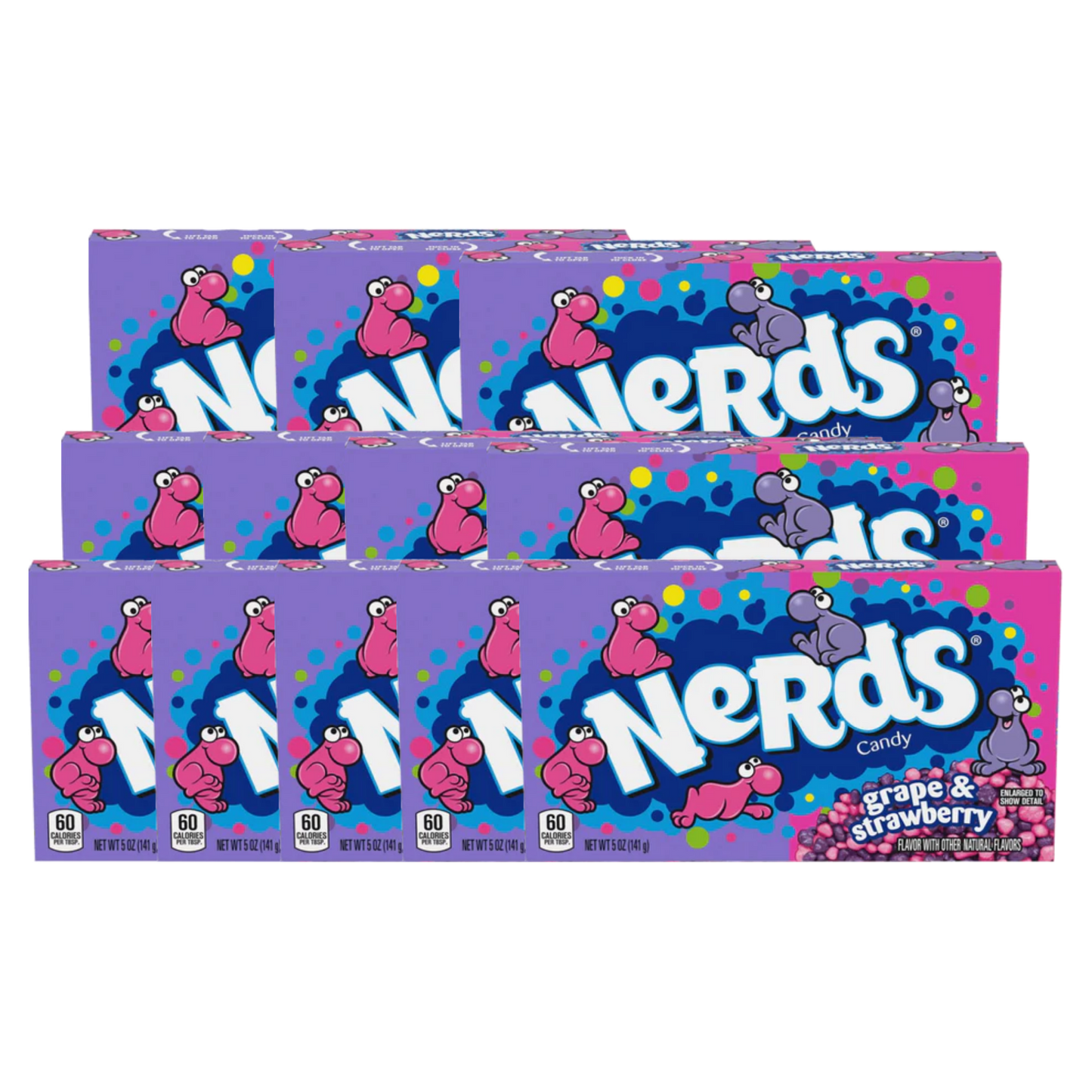 Nerds Grape - Strawberry Theater Box 141 g