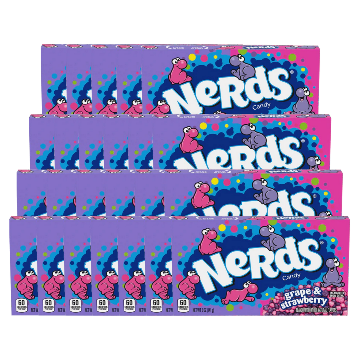 Nerds Grape - Strawberry Theater Box 141 g