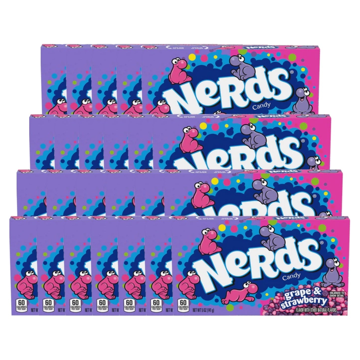 24er-Pack Nerds Grape - Strawberry Theater Box 141g