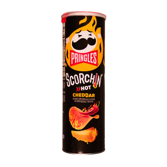 Pringles Scorchin Hot Cheddar 158g