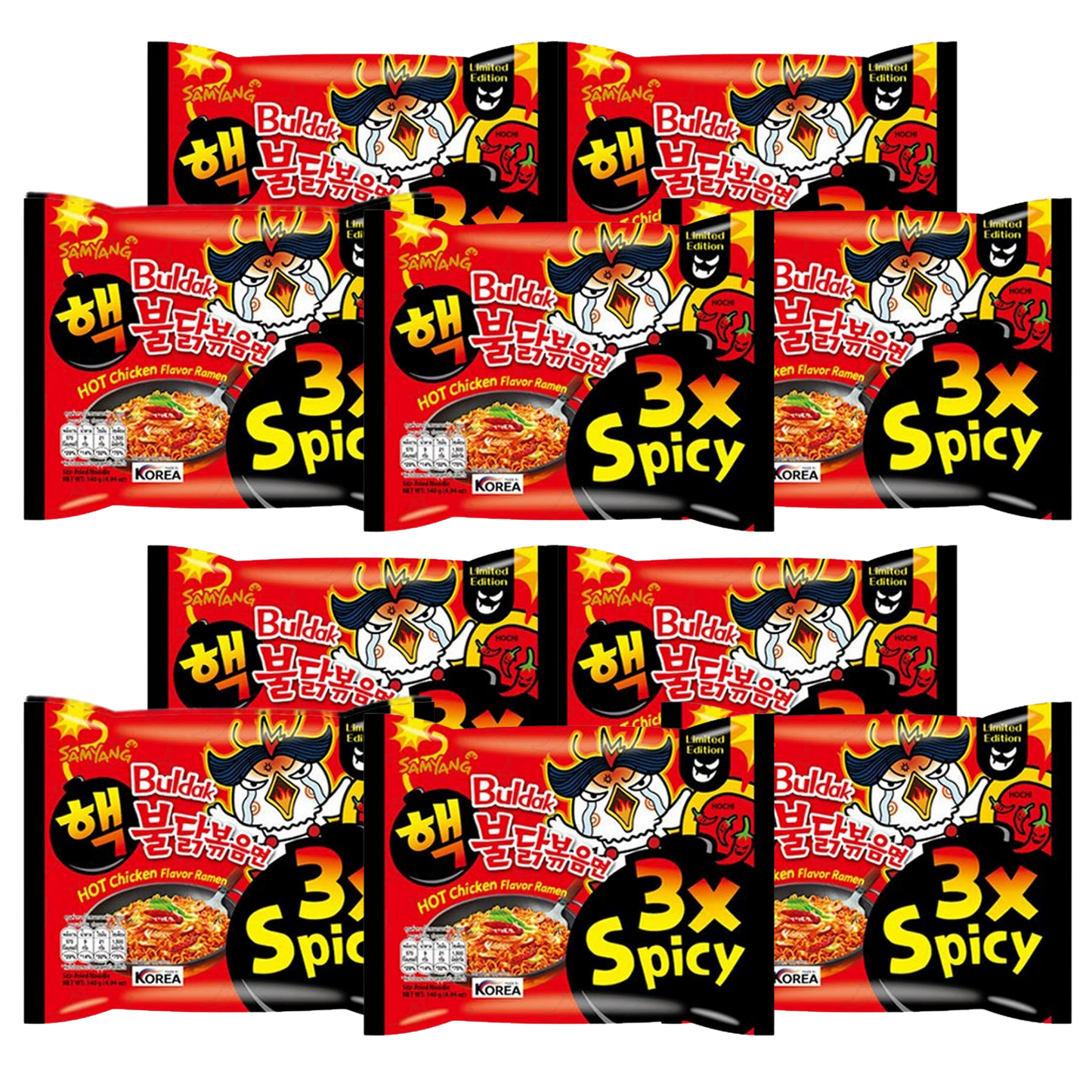 Samyang Buldak Rot 3x Spicy Hot Chicken 135g