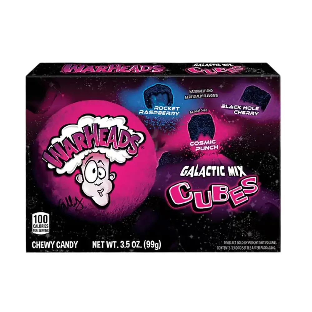 Warheads Galactic Mix Cubes 99g