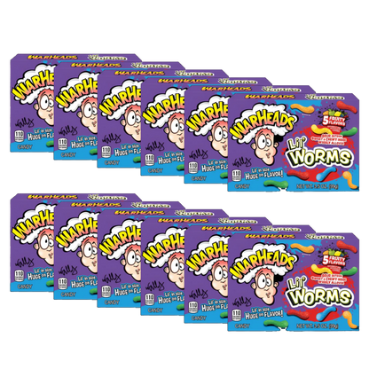 Warheads Lil Worms Theatre Box 99g