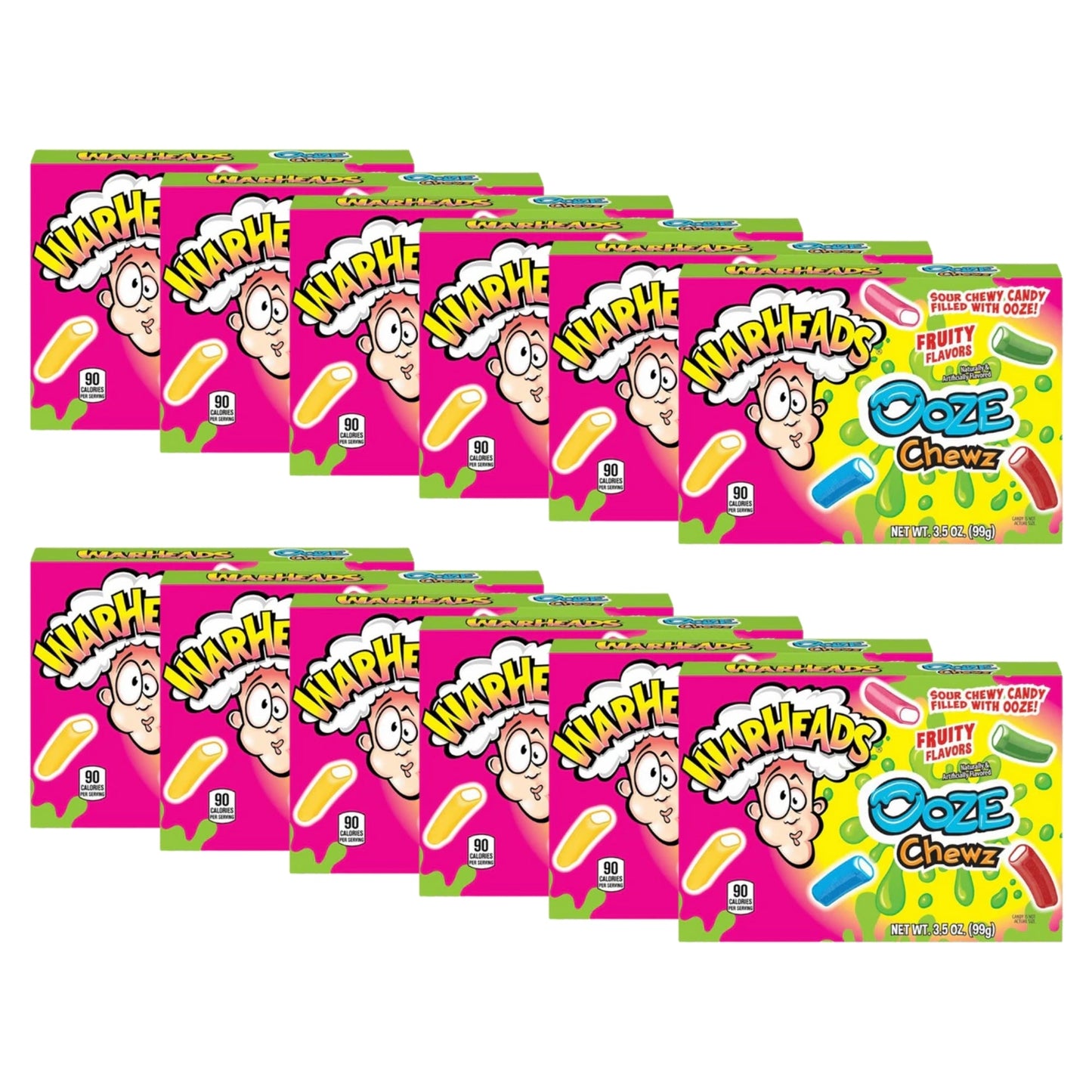 12er-Pack Warheads Ooze Chews Teatre Box 99g