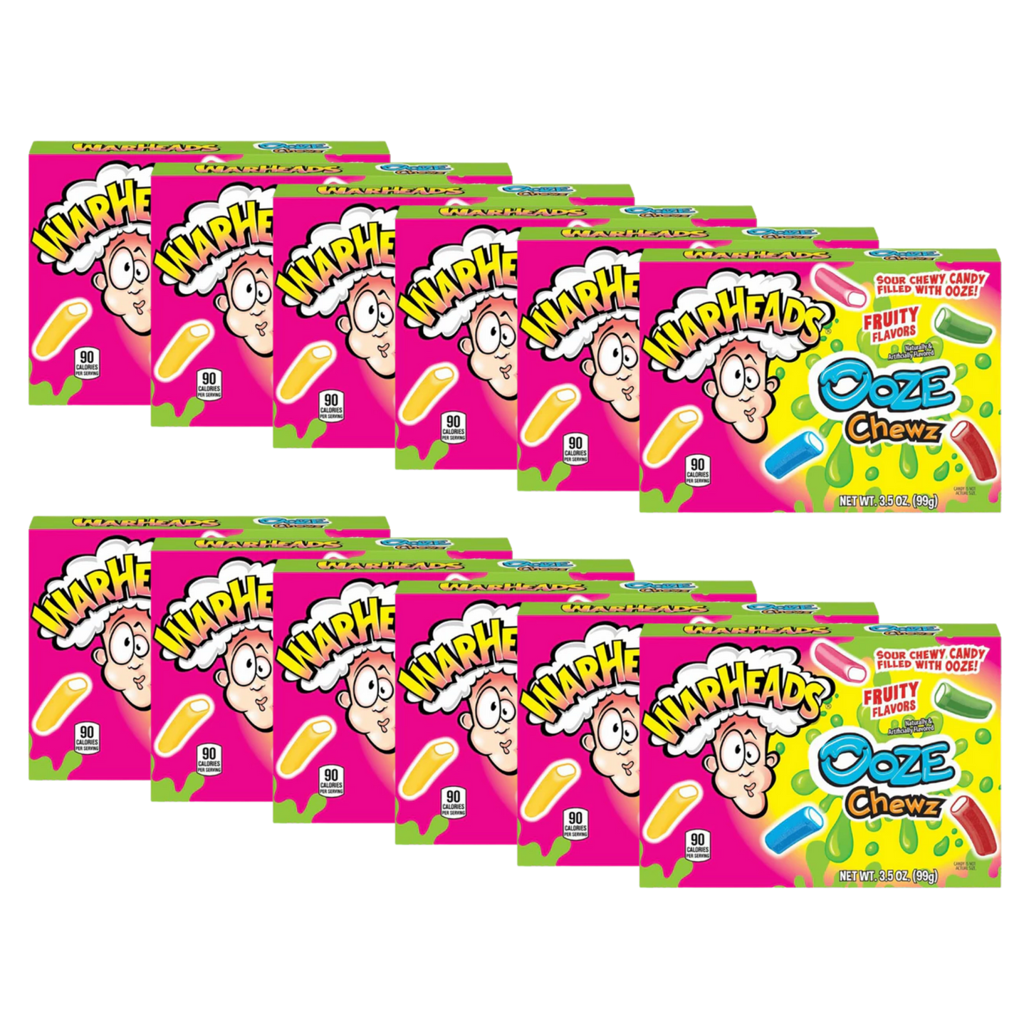 Warheads Ooze Chews Teatre Box 99g